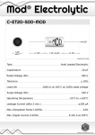 Datasheet for 20 µF - 500 V