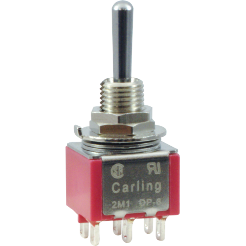 Switch - Carling, Mini Toggle, DPDT, 3 Position image 5