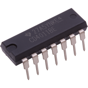 CMOS - CD4011, 2-Input CMOS NAND Gates, 14-Pin DIP