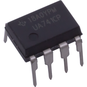 Op-Amp - µA741, Single, Offset Null, 8-Pin DIP